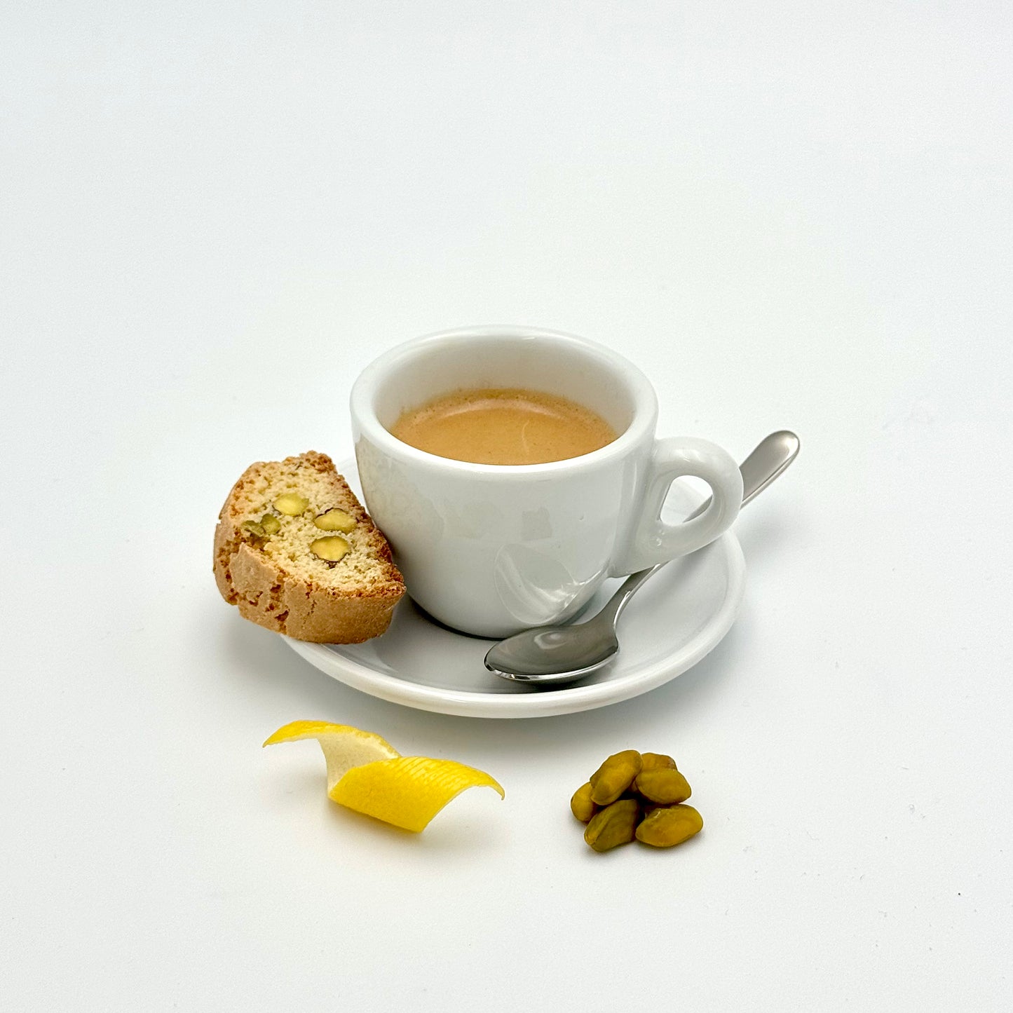 Cantucci al pistacchio e limone